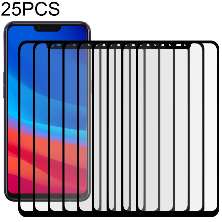 Pellicola in vetro temperato a schermo intero con colla intera da 25 pezzi, For OPPO A11k (25 PCS), For OPPO A12 (25 PCS), For OPPO A12e (25 PCS), For OPPO A32 (25 PCS), For OPPO A53 (25 PCS), For OPPO A72 5G (25 PCS), For OPPO A93 (25 PCS)            ...