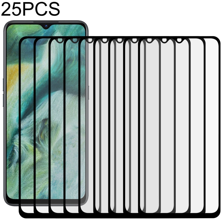 Pellicola in vetro temperato a schermo intero con colla intera da 25 pezzi, For OPPO A11k (25 PCS), For OPPO A12 (25 PCS), For OPPO A12e (25 PCS), For OPPO A32 (25 PCS), For OPPO A53 (25 PCS), For OPPO A72 5G (25 PCS), For OPPO A93 (25 PCS)            ...