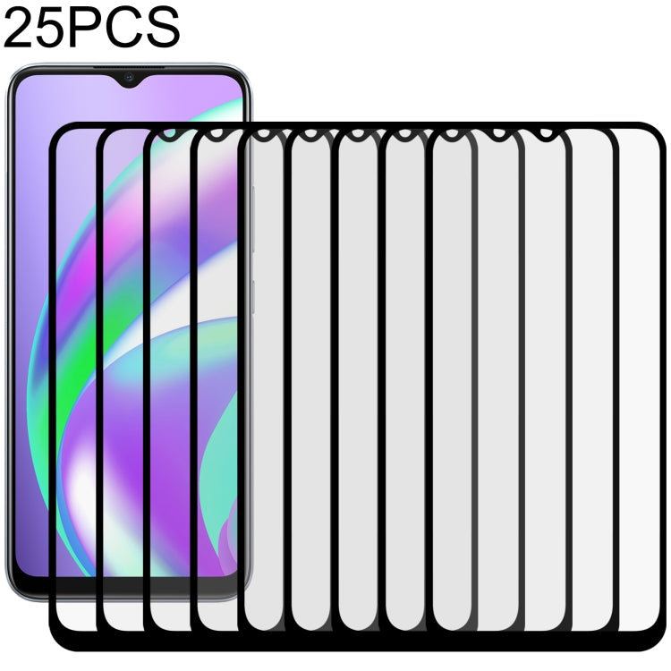 Pellicola in vetro temperato a schermo intero con colla intera da 25 pezzi, For OPPO A11k (25 PCS), For OPPO A12 (25 PCS), For OPPO A12e (25 PCS), For OPPO A32 (25 PCS), For OPPO A53 (25 PCS), For OPPO A72 5G (25 PCS), For OPPO A93 (25 PCS)            ...