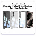 Custodia per telefono GKK con cerniera magnetica, pieghevole e airbag, a copertura totale., For Galaxy Z Fold8 5G, For Galaxy Z Fold8 Ultra 5G, For Samsung Galaxy Z Fold7 5G