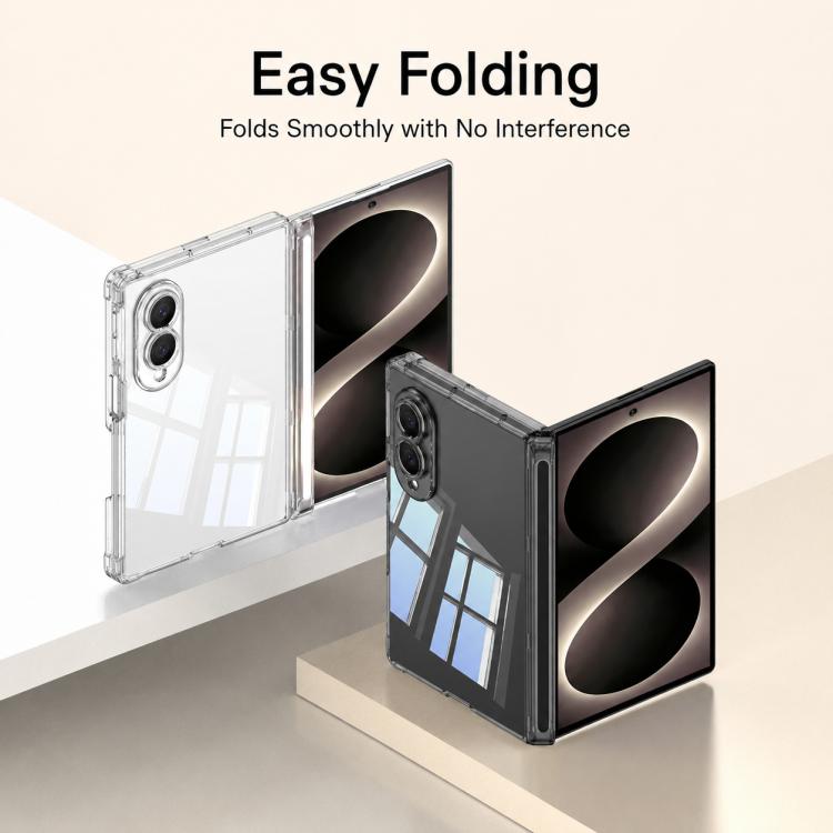 Custodia per telefono GKK con cerniera magnetica, pieghevole e airbag, a copertura totale., For Galaxy Z Fold8 5G, For Galaxy Z Fold8 Ultra 5G, For Samsung Galaxy Z Fold7 5G
