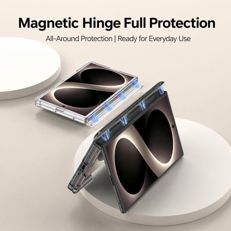Custodia per telefono GKK con cerniera magnetica, pieghevole e airbag, a copertura totale., For Galaxy Z Fold8 5G, For Galaxy Z Fold8 Ultra 5G, For Samsung Galaxy Z Fold7 5G