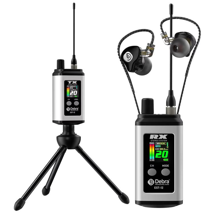 Sistema monitoraggio stereo wireless portatile DEBRA EST-12
