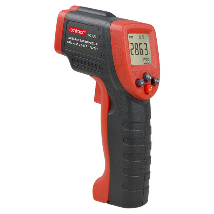 Termometro a infrarossi portatile Wintact WT550, intervallo di misurazione: da -50 a 550 gradi Celsius, WT550