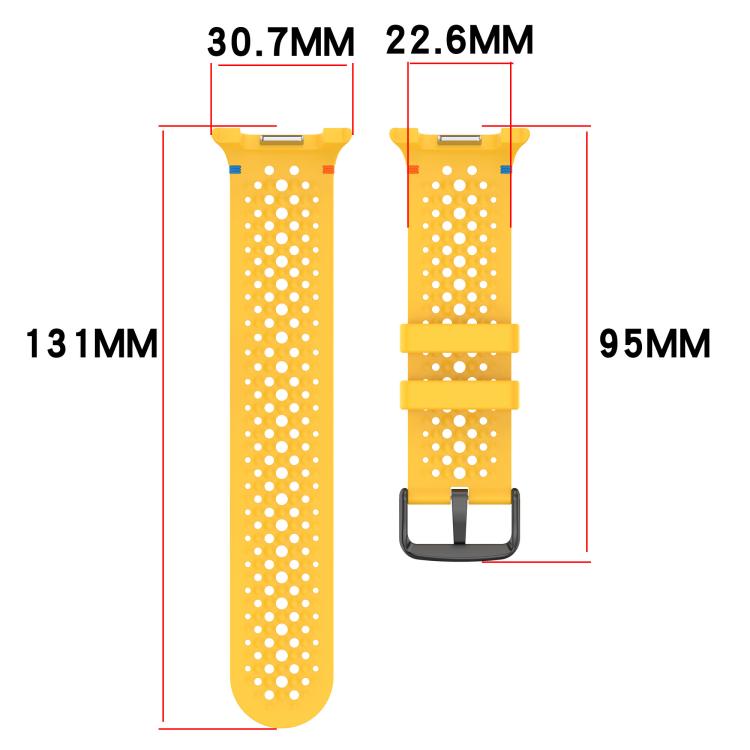 Cinturino per orologio xDfind in silicone traspirante con fibbia in lega nera e motivo a nido d'ape., For Samsung Galaxy Watch8 / Watch8 Classic