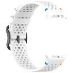 Cinturino per orologio xDfind Ladder con fibbia nera e motivo a nido d'ape in silicone traspirante., For Samsung Galaxy Watch8 / Watch8 Classic