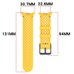 Cinturino per orologio xDfind Ladder con fibbia nera e motivo a nido d'ape in silicone traspirante., For Samsung Galaxy Watch8 / Watch8 Classic