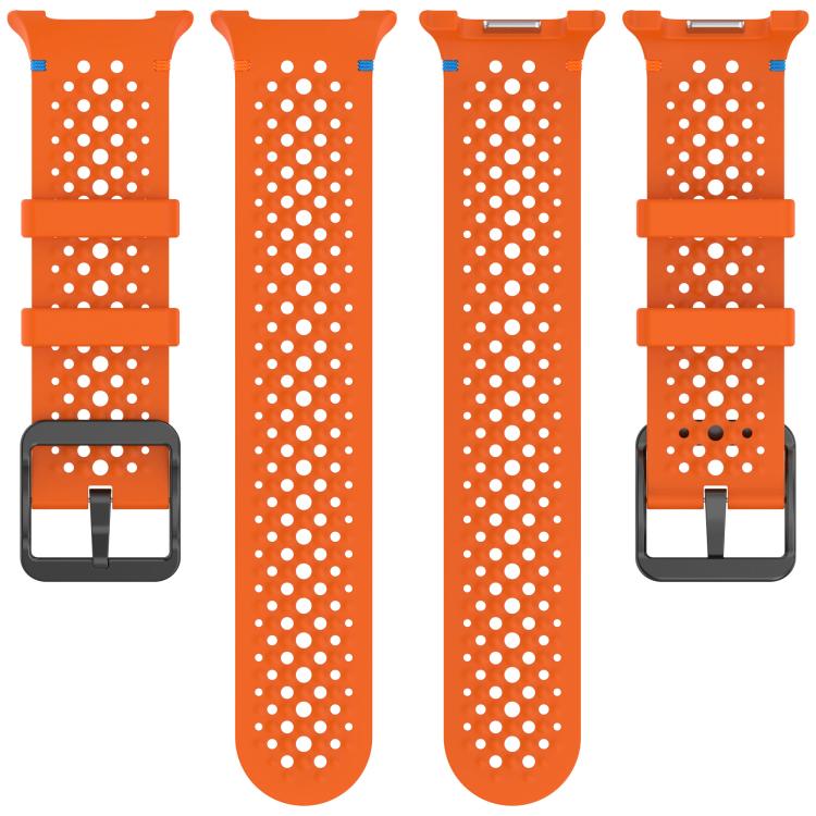 Cinturino per orologio xDfind Ladder con fibbia nera e motivo a nido d'ape in silicone traspirante., For Samsung Galaxy Watch8 / Watch8 Classic