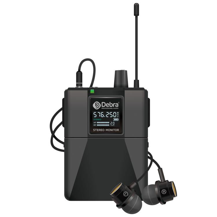 Sistema monitoraggio audio wireless DEBRA ST-102 con auricolari