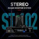 Sistema monitoraggio audio wireless DEBRA ST-102 con auricolari