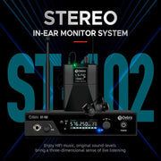 Sistema monitoraggio audio wireless DEBRA ST-102 con auricolari