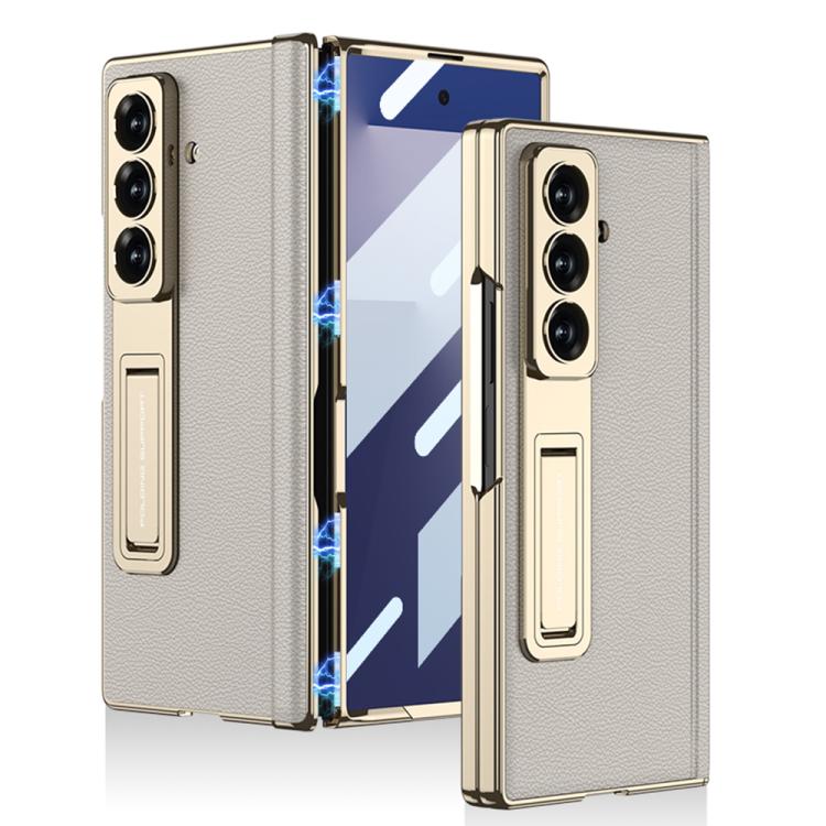 Custodia per telefono GKK con cerniera in pelle Phantom e supporto integrato con chiusura magnetica., For Galaxy Z Fold8 Ultra 5G, For Samsung Galaxy Z Fold7 5G