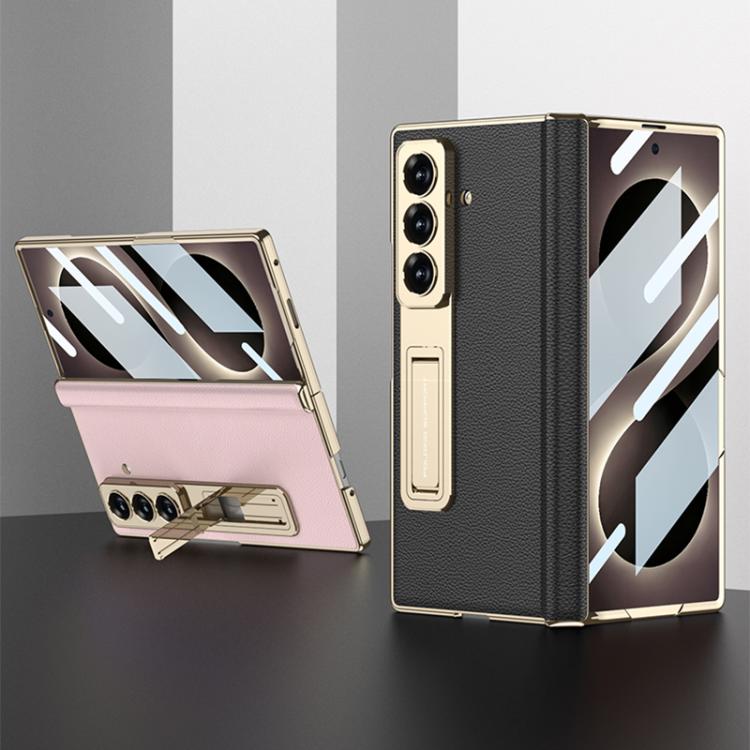 Custodia per telefono GKK con cerniera in pelle Phantom e supporto integrato con chiusura magnetica., For Galaxy Z Fold8 Ultra 5G, For Samsung Galaxy Z Fold7 5G