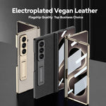Custodia per telefono GKK con cerniera in pelle Phantom e supporto integrato con chiusura magnetica., For Galaxy Z Fold8 Ultra 5G, For Samsung Galaxy Z Fold7 5G