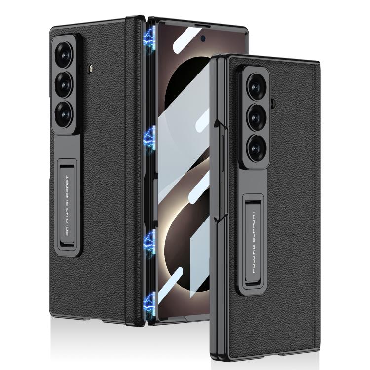 Custodia per telefono GKK con cerniera in pelle Phantom e supporto integrato con chiusura magnetica., For Galaxy Z Fold8 Ultra 5G, For Samsung Galaxy Z Fold7 5G