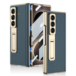 Custodia per telefono GKK con cerniera in pelle Phantom e supporto integrato con chiusura magnetica., For Galaxy Z Fold8 Ultra 5G, For Samsung Galaxy Z Fold7 5G