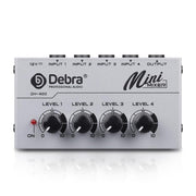 Mixer audio a 4 canali per strumenti musicali e streaming