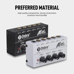 Mixer audio a 4 canali per strumenti musicali e streaming