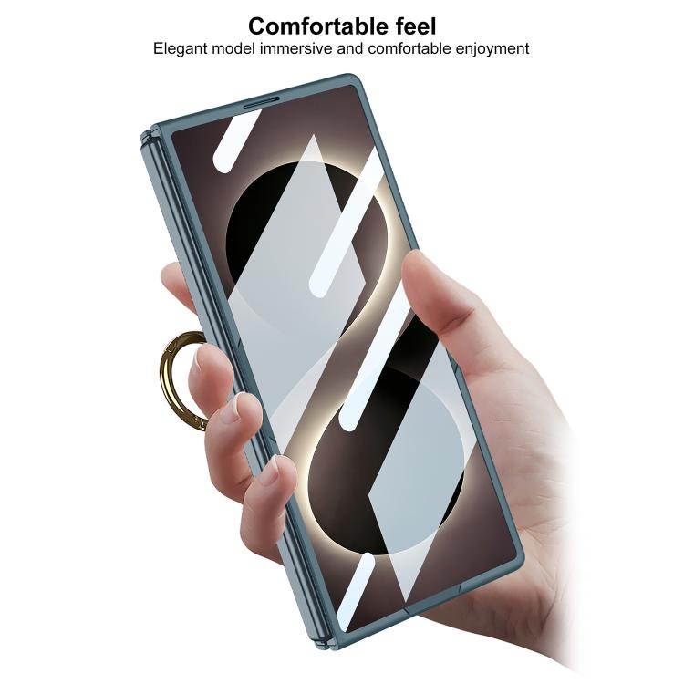 Custodia per telefono GKK integrata ultra sottile in PC con copertura completa e anello di supporto, For Galaxy Z Fold8 Ultra 5G, For Samsung Galaxy Z Fold7 5G