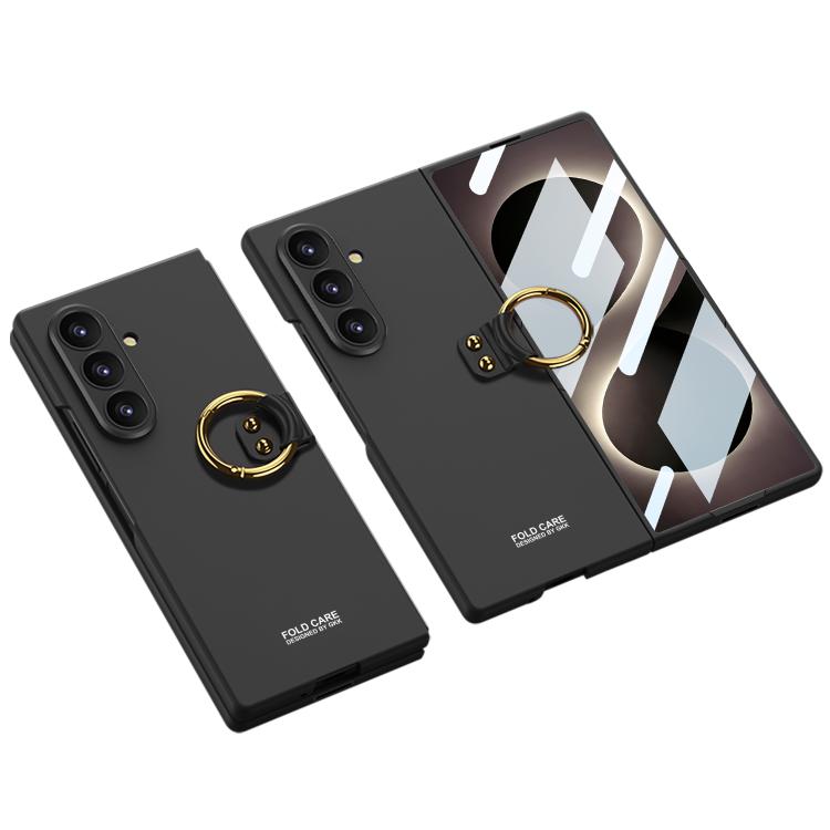 Custodia per telefono GKK integrata ultra sottile in PC con copertura completa e anello di supporto, For Galaxy Z Fold8 Ultra 5G, For Samsung Galaxy Z Fold7 5G