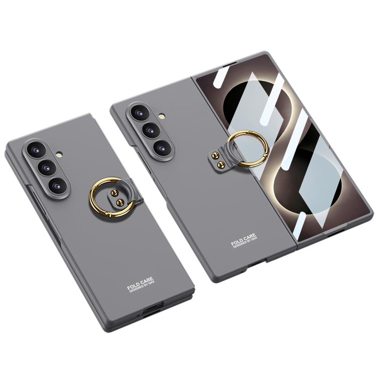 Custodia per telefono GKK integrata ultra sottile in PC con copertura completa e anello di supporto, For Galaxy Z Fold8 Ultra 5G, For Samsung Galaxy Z Fold7 5G