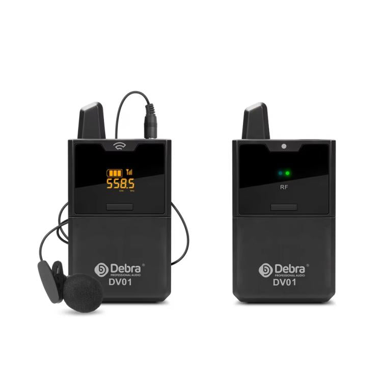 Microfono lavalier wireless DEBRA DV-01 UHF 50m