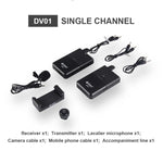 Microfono lavalier wireless DEBRA DV-01 UHF 50m
