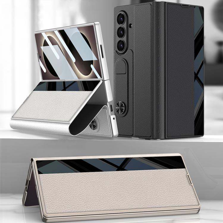 Custodia per telefono in pelle GKK con portafoglio integrato a libro., For Galaxy Z Fold8 Ultra 5G, For Samsung Galaxy Z Fold7 5G