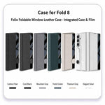 Custodia per telefono in pelle GKK con portafoglio integrato a libro., For Galaxy Z Fold8 Ultra 5G, For Samsung Galaxy Z Fold7 5G