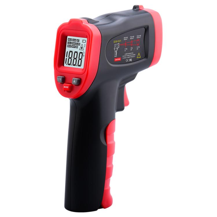 Termometro a infrarossi portatile Wintact WT326C, intervallo di misurazione: da -50 a 800 gradi Celsius, WT326C