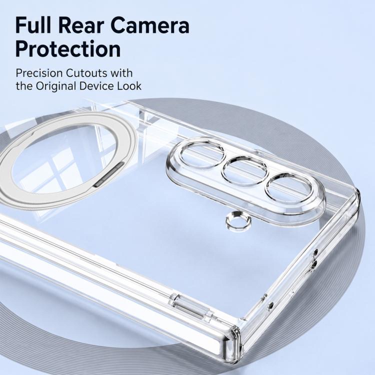 Custodia per telefono GKK con cerniera magnetica integrata in PC e supporto girevole., For Galaxy Z Fold8 Ultra 5G, For Samsung Galaxy Z Fold7 5G