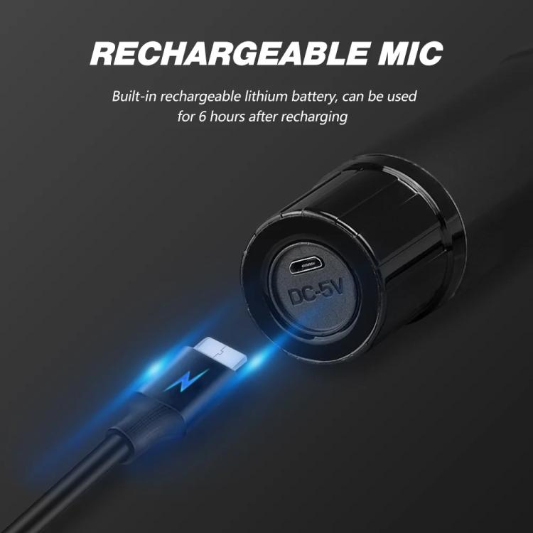 Sistema microfonico wireless ricaricabile UHF DEBRA A-25 per palcoscenici e KTV, One Mic, Two Mic