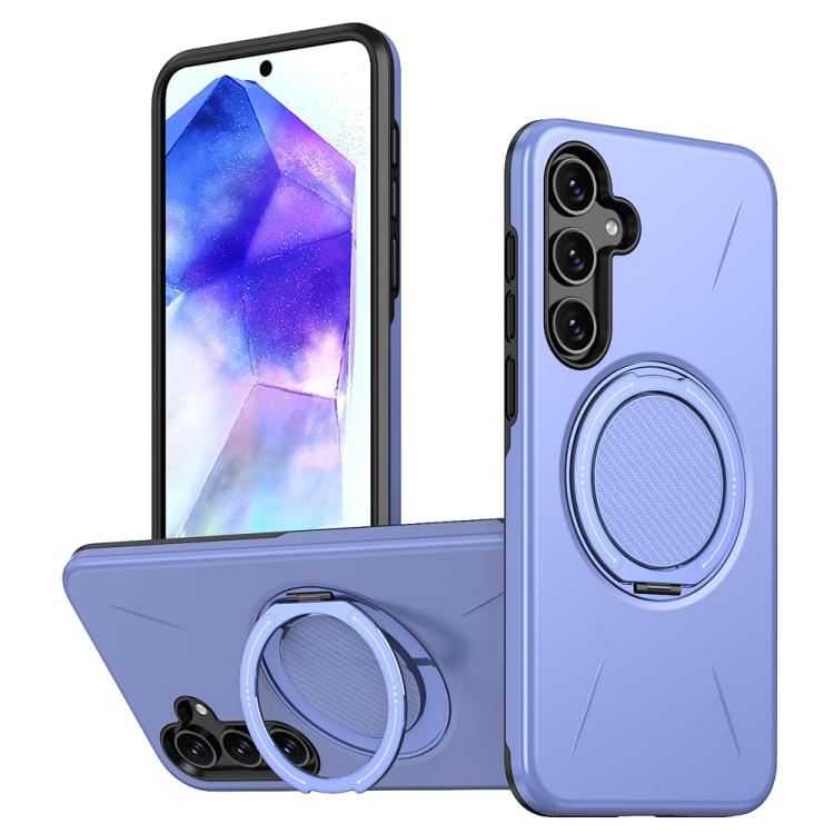 Supporto girevole in metallo, custodia ibrida per telefono MagSafe in TPU e PC., For Samsung Galaxy A36 5G, For Samsung Galaxy A25 4G / 5G, For Samsung Galaxy A55 5G / A35 5G