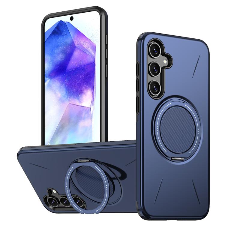 Supporto girevole in metallo, custodia ibrida per telefono MagSafe in TPU e PC., For Samsung Galaxy A36 5G, For Samsung Galaxy A25 4G / 5G, For Samsung Galaxy A55 5G / A35 5G