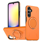 Supporto girevole in metallo, custodia ibrida per telefono MagSafe in TPU e PC., For Samsung Galaxy A36 5G, For Samsung Galaxy A25 4G / 5G, For Samsung Galaxy A55 5G / A35 5G