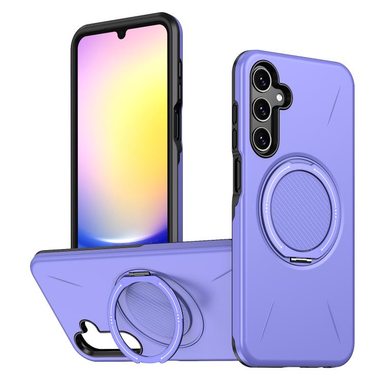 Supporto girevole in metallo, custodia ibrida per telefono MagSafe in TPU e PC., For Samsung Galaxy A36 5G, For Samsung Galaxy A25 4G / 5G, For Samsung Galaxy A55 5G / A35 5G