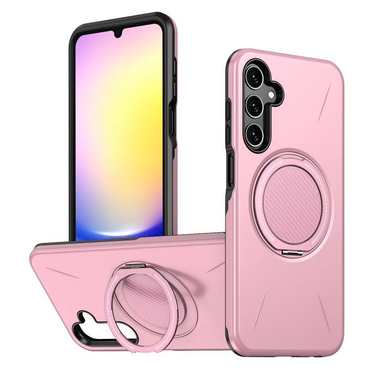 Supporto girevole in metallo, custodia ibrida per telefono MagSafe in TPU e PC., For Samsung Galaxy A36 5G, For Samsung Galaxy A25 4G / 5G, For Samsung Galaxy A55 5G / A35 5G
