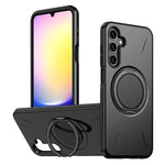 Supporto girevole in metallo, custodia ibrida per telefono MagSafe in TPU e PC., For Samsung Galaxy A36 5G, For Samsung Galaxy A25 4G / 5G, For Samsung Galaxy A55 5G / A35 5G