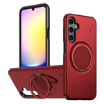 Supporto girevole in metallo, custodia ibrida per telefono MagSafe in TPU e PC., For Samsung Galaxy A36 5G, For Samsung Galaxy A25 4G / 5G, For Samsung Galaxy A55 5G / A35 5G