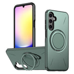 Supporto girevole in metallo, custodia ibrida per telefono MagSafe in TPU e PC., For Samsung Galaxy A36 5G, For Samsung Galaxy A25 4G / 5G, For Samsung Galaxy A55 5G / A35 5G
