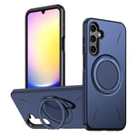 Supporto girevole in metallo, custodia ibrida per telefono MagSafe in TPU e PC., For Samsung Galaxy A36 5G, For Samsung Galaxy A25 4G / 5G, For Samsung Galaxy A55 5G / A35 5G