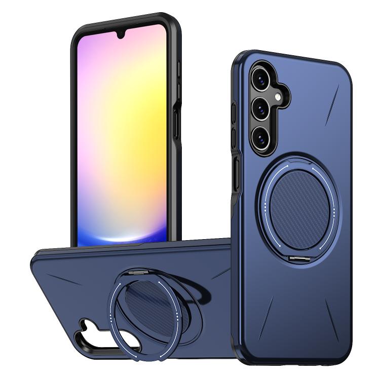 Supporto girevole in metallo, custodia ibrida per telefono MagSafe in TPU e PC., For Samsung Galaxy A36 5G, For Samsung Galaxy A25 4G / 5G, For Samsung Galaxy A55 5G / A35 5G