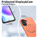 Supporto girevole in metallo, custodia ibrida per telefono MagSafe in TPU e PC., For Samsung Galaxy A36 5G, For Samsung Galaxy A25 4G / 5G, For Samsung Galaxy A55 5G / A35 5G