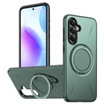 Supporto girevole in metallo, custodia ibrida per telefono MagSafe in TPU e PC., For Samsung Galaxy A36 5G, For Samsung Galaxy A25 4G / 5G, For Samsung Galaxy A55 5G / A35 5G