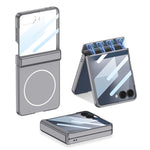 Custodia per telefono GKK con MagSafe integrato e copertura completa magnetica., For Galaxy Z Flip8 5G, For Samsung Galaxy Z Flip7 5G