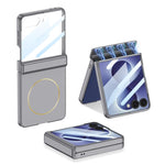 Custodia per telefono GKK con MagSafe integrato e copertura completa magnetica., For Galaxy Z Flip8 5G, For Samsung Galaxy Z Flip7 5G