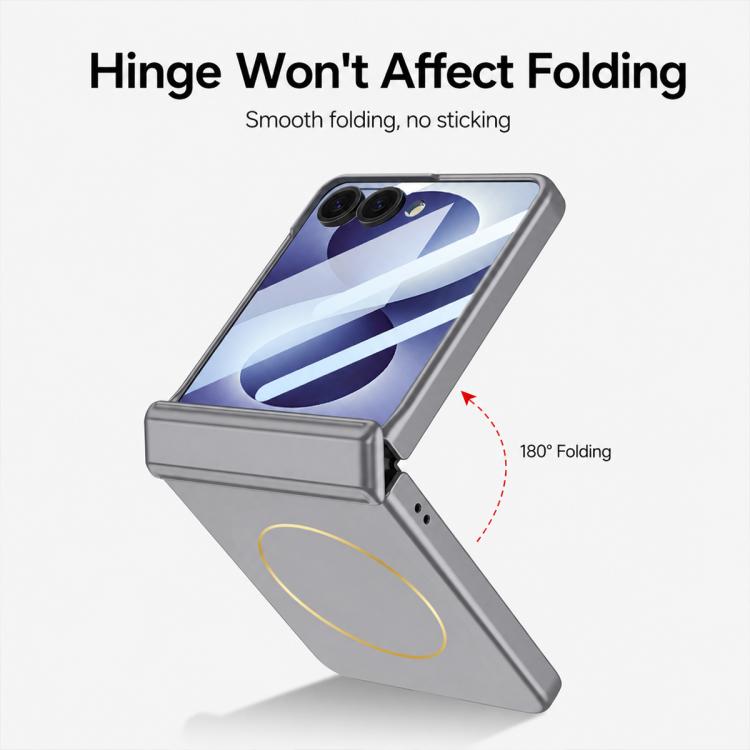 Custodia per telefono GKK con MagSafe integrato e copertura completa magnetica., For Galaxy Z Flip8 5G, For Samsung Galaxy Z Flip7 5G