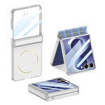 Custodia per telefono GKK con MagSafe integrato e copertura completa magnetica., For Galaxy Z Flip8 5G, For Samsung Galaxy Z Flip7 5G
