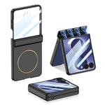 Custodia per telefono GKK con MagSafe integrato e copertura completa magnetica., For Galaxy Z Flip8 5G, For Samsung Galaxy Z Flip7 5G