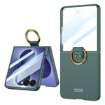 Custodia per telefono GKK con anello integrato ultra sottile, For Galaxy Z Flip8 5G, For Samsung Galaxy Z Flip7 5G